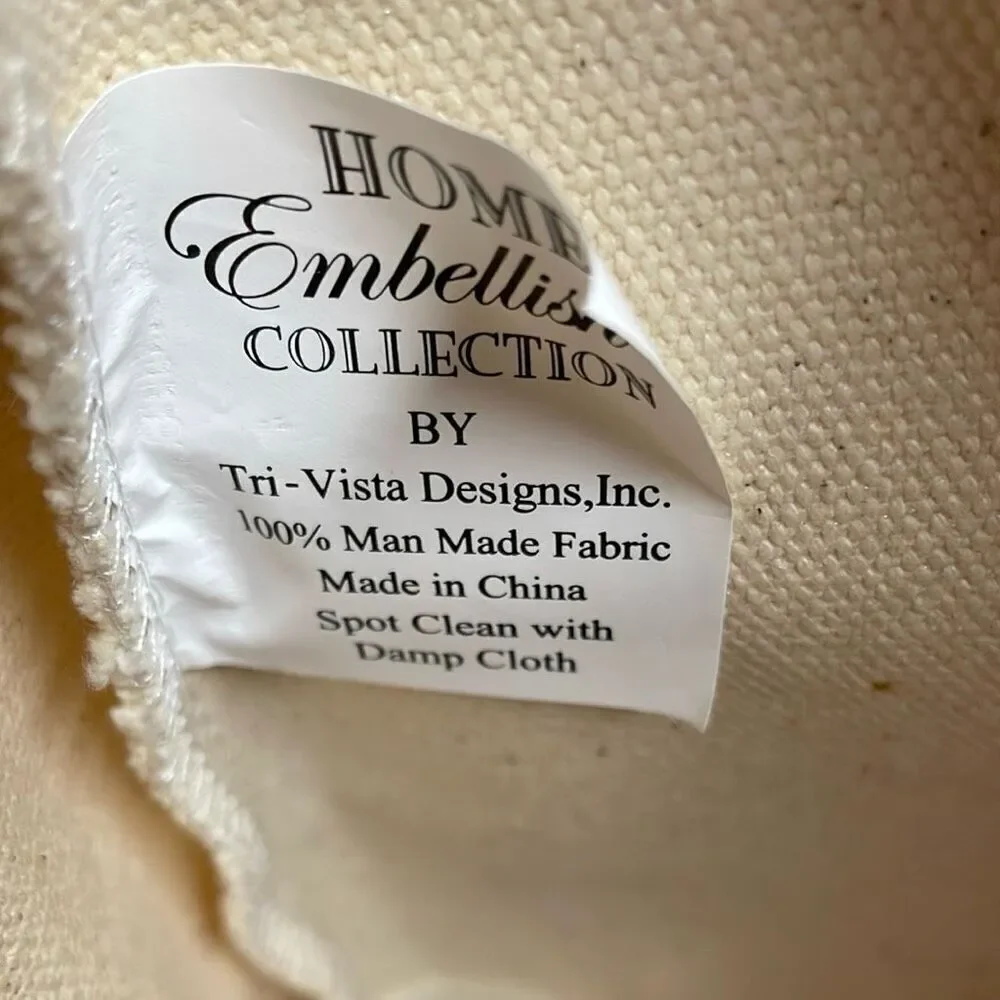 HOME EMBELLISH COLLECTION Monogrammed K Canvas Tote Beach Overnight Bag Large
